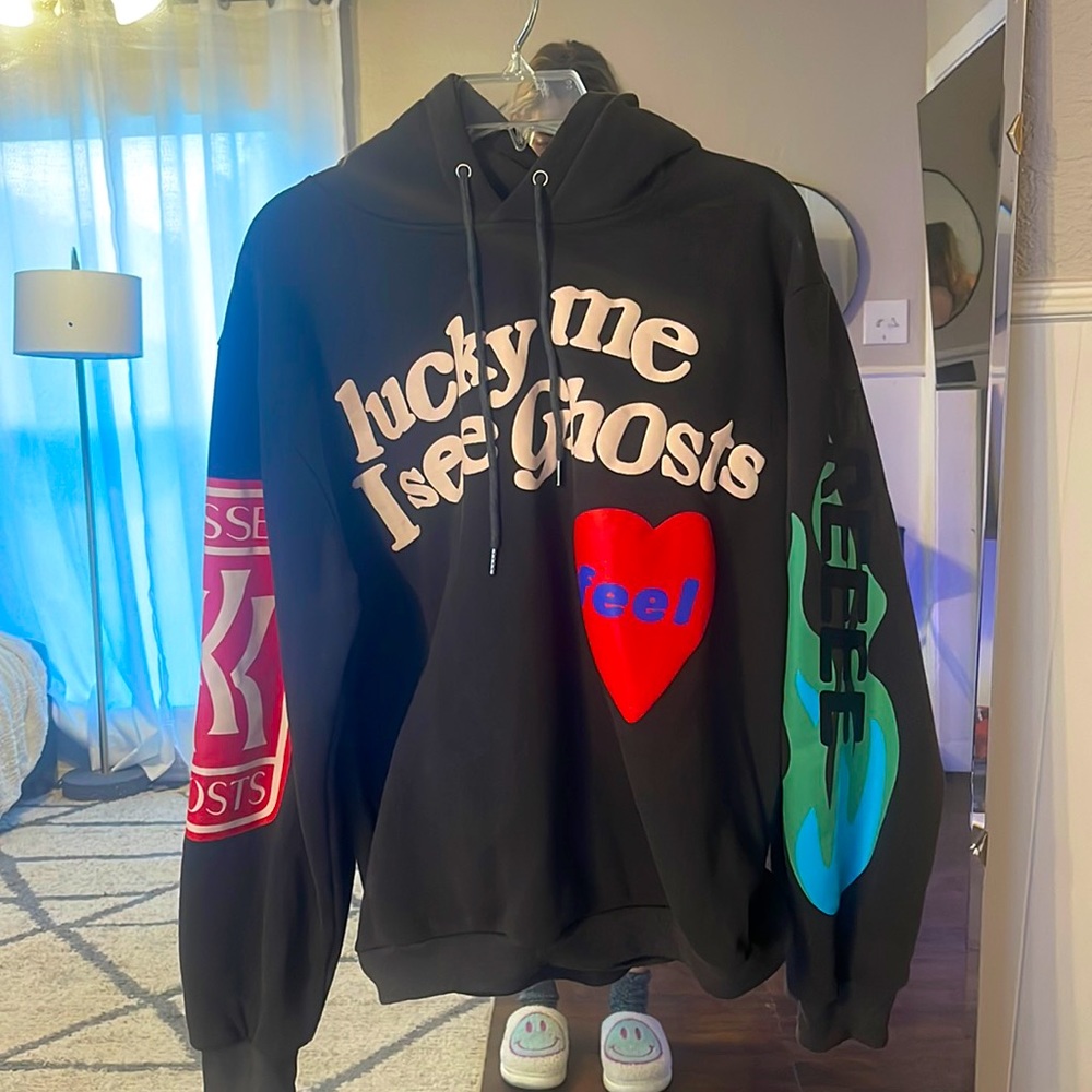 Lucky me I see ghosts hoodie
